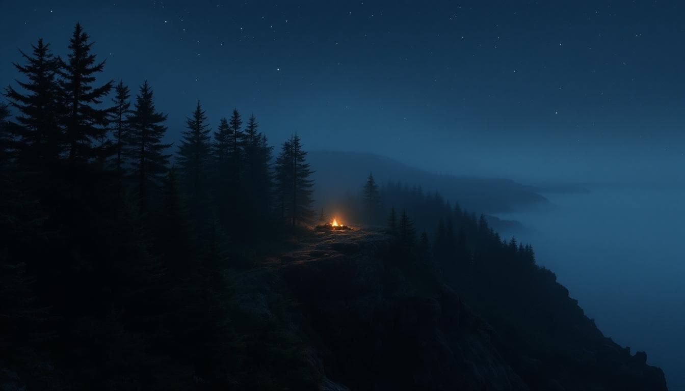 L'ermite du sentier Fundy — illustration