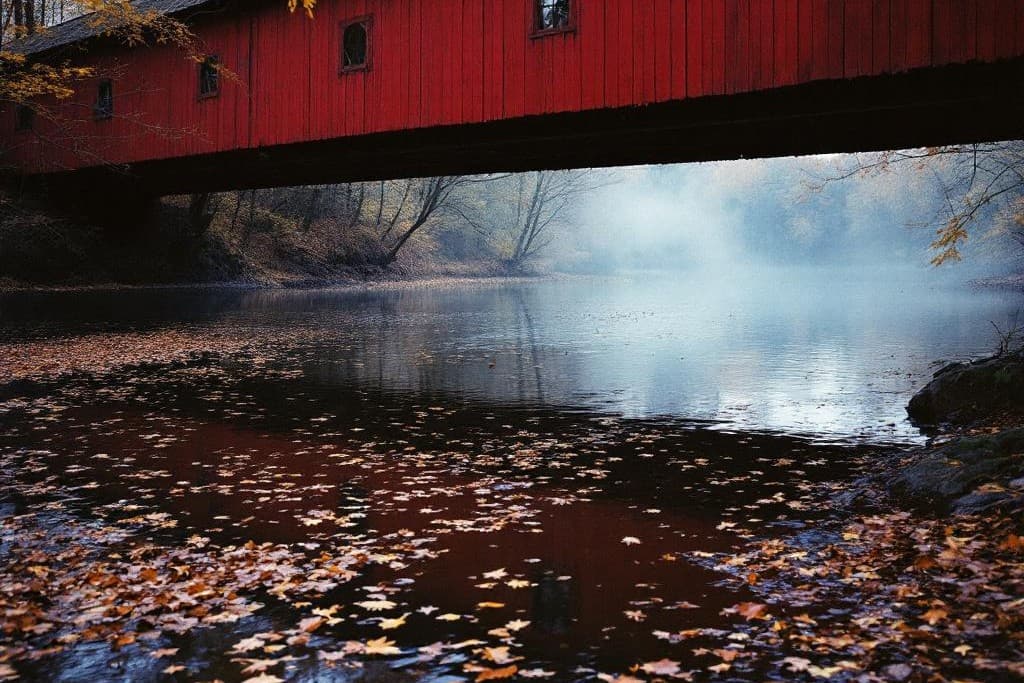 Le pont qui saigne — illustration